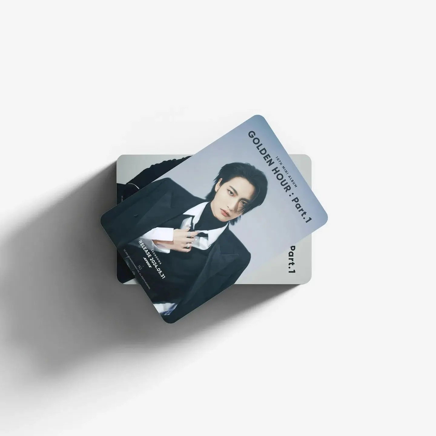 55PCS/Set Kpop ATEEZ Lomo Cards New Album GOLDEN HOUR : Part.1 Photocard Photo Card Set High Quality Fans Collection Gift