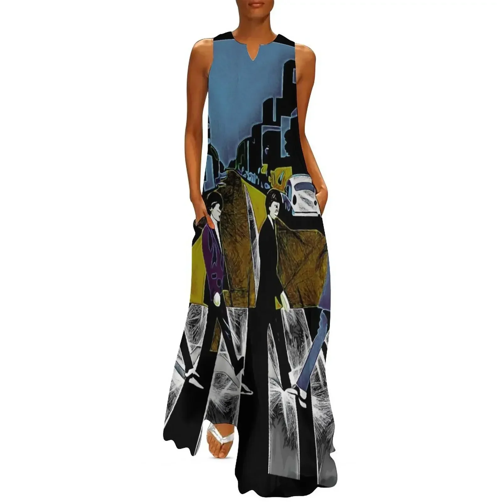 

Abbey Road design Long Dress sensual sexy dress for women luxury dresses evening dresses women Dress