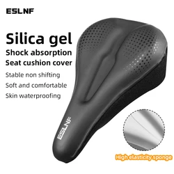 ESLNF Bicycle Seat Cover - Soft Padding for Road Bikes, Gel Shock Absorption, Thickened & Comfortable, Suitable for Mountain Bik