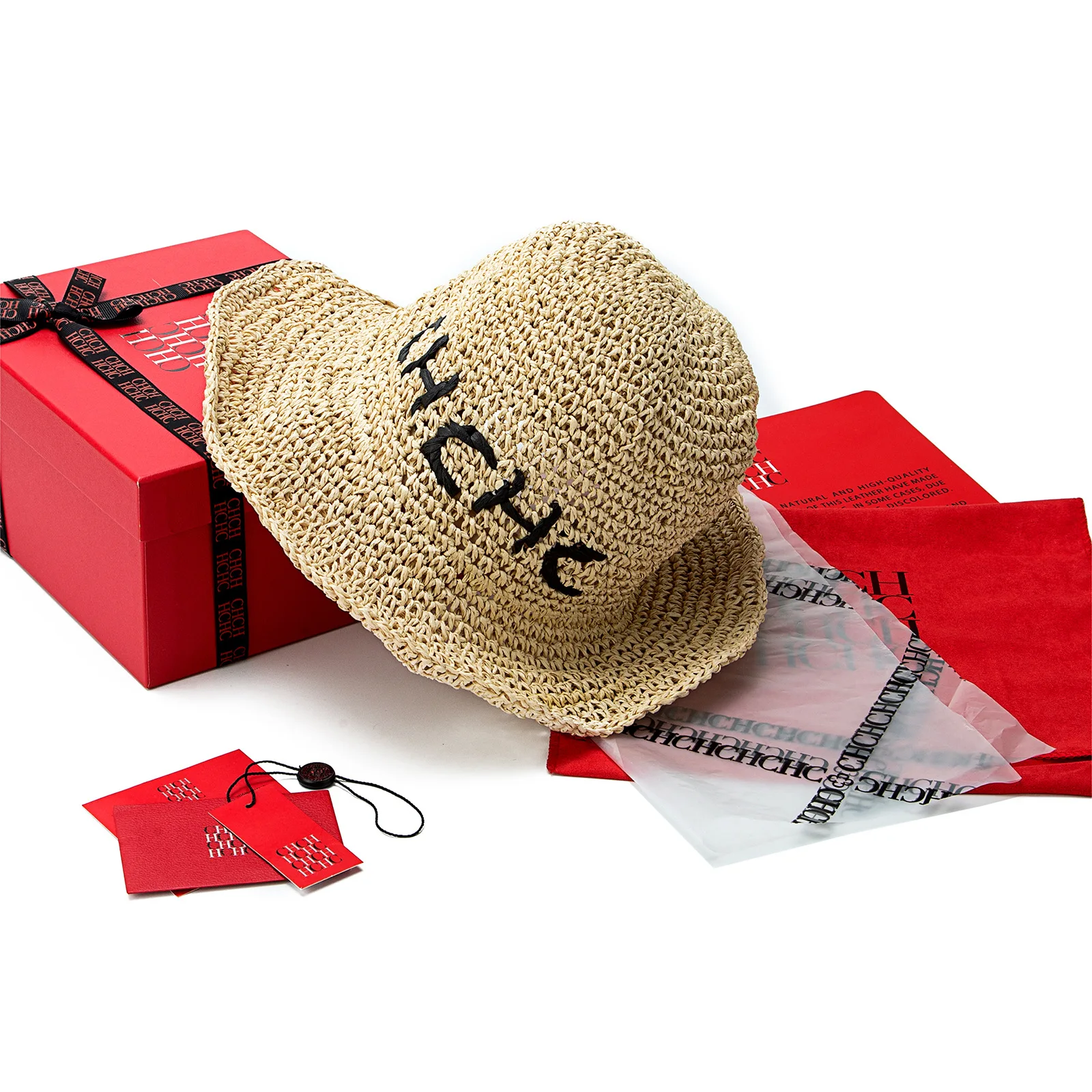 

Новая соломенная шляпа из рафии для женщин, богемная шляпа от солнца с вышитыми буквами - кепка с широкими полями для пляжного отдыха