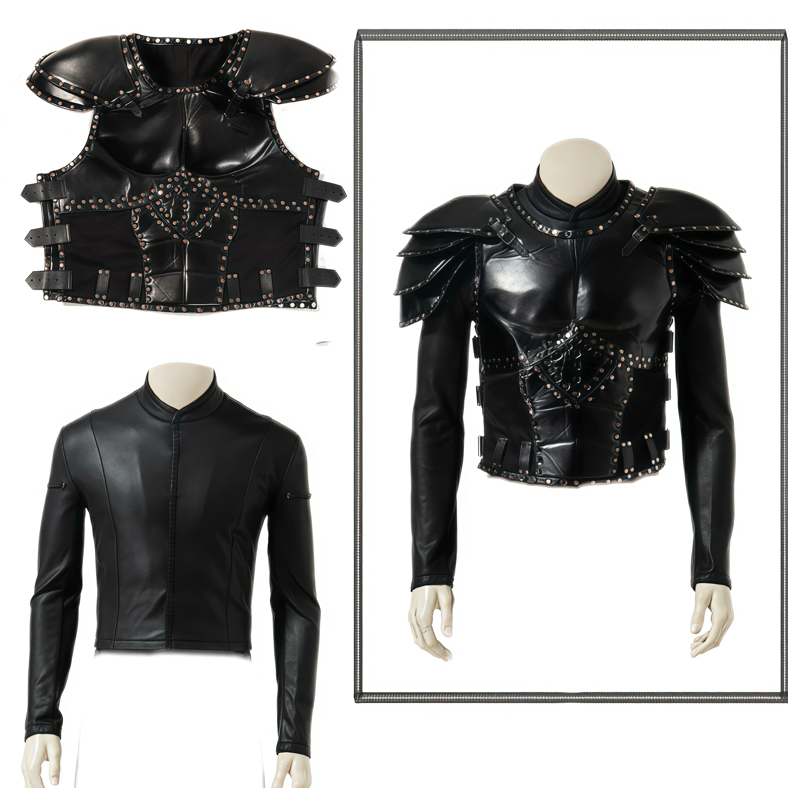 

Geralt of Rivia Cosplay Costume Men Adult Vest Top Halloween Carnival Party Clothing