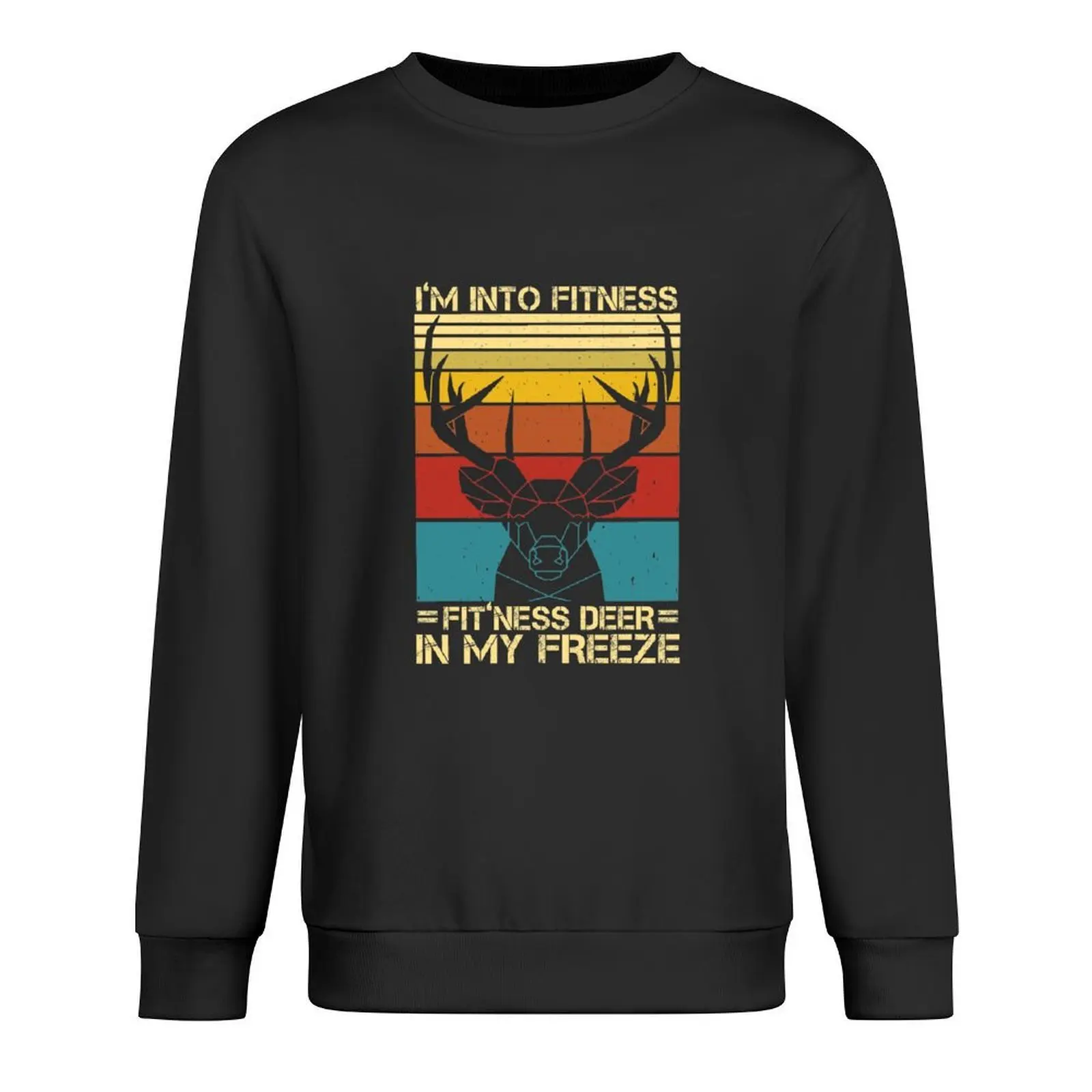 

I'm Into Fitness Fit'ness Deer In My Freezer Funny Hunting Pullover korean autumn clothes korean clothes autumn jacket men hoody