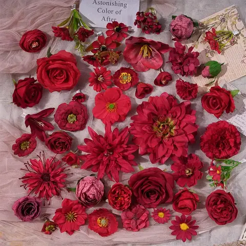 8 best sales लाल फूल - №3