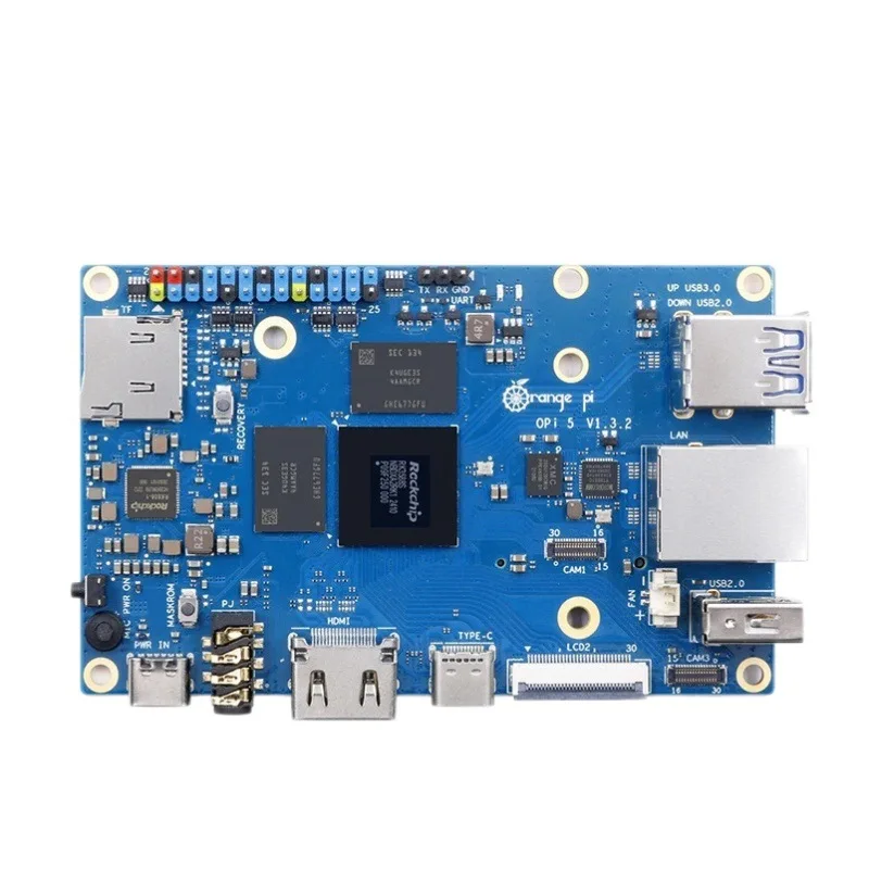 5B Entwicklungsboard OrangePi5 Hauptplatine RK3588S Octa-Core 64-Bit 8K Videodekodierung AI-Anwendung