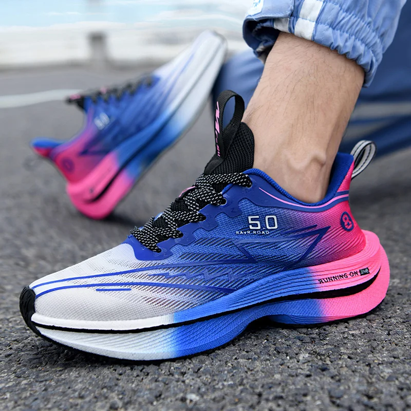 Big Size45 Marathon Men Sports Running Shoes Air Cushion Lightweight Women Athletic Gym Sneakers Hiking Jogging Footwear Male