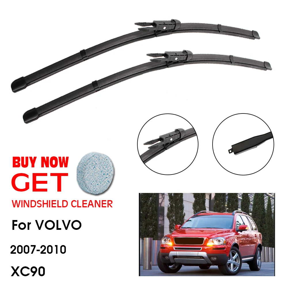 

Car Wiper Blade For VOLVO XC90 24"+22" 2007-2010 Front Window Washer Windscreen Windshield Wipers Blades Accessories