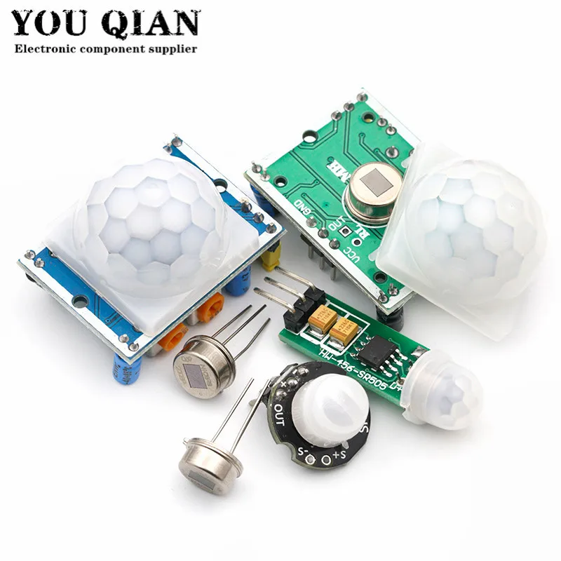 10PCS HC-SR501 SR505 SR602 SR04 Adjust IR Pyroelectric Infrared PIR Motion Sensor Detector Module