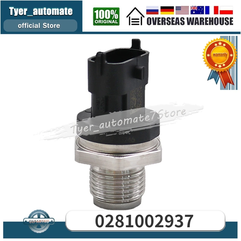 

Для MAN TGA TGL IVECO MASSIF ALFA ROMEO 147 FIAT CROMA VOLVO C30 V50 S60 XC60 Датчик давления в топливной рампе 0281002937