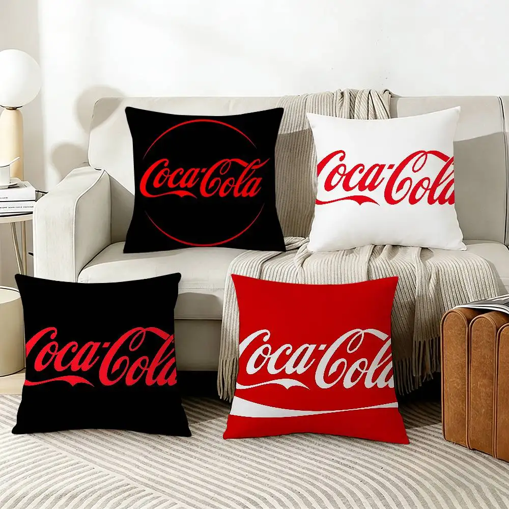 

CocaS-Fashion Cola Various Sizes Square Pillow Case For Car Home Bedchamber Decor