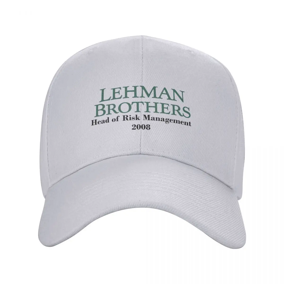 Lehman Brothers - Head of risk managment 2008 Baseball Cap Icon Ball Cap Golf Elegant Women's Hats Men's