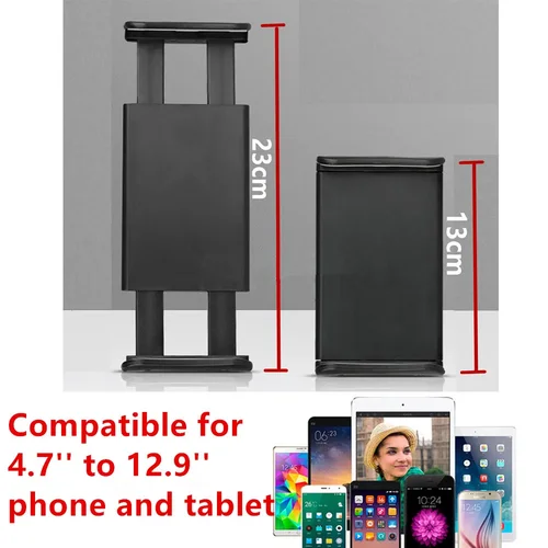 Imagen 2 del producto Soporte para tableta para IPad, trípode de 8 pulgadas, 9,7 pulgadas, 10,1 pulgadas, Pro 12,9, para Iphone 11 12, altura ajustable para teléfono móvil Samsung