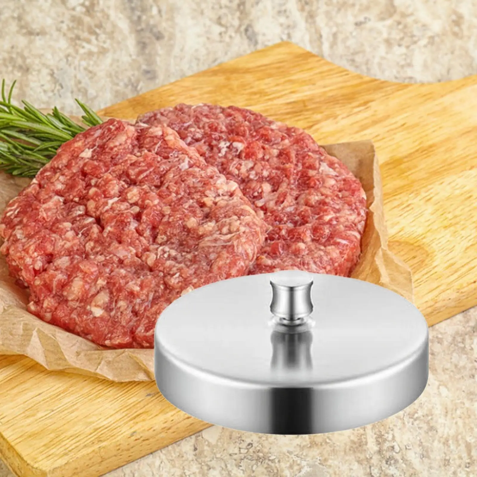 

Пресс для гамбургеров Пресс для гамбургеров Легко очищаемый инструмент для изготовления пирожков Burger Smasher