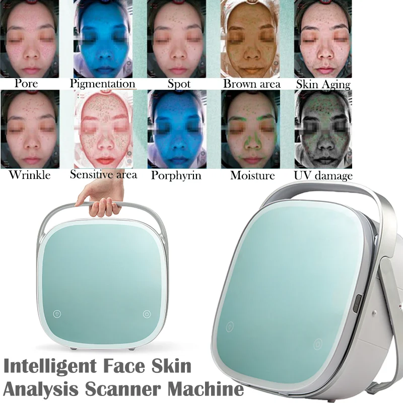 

Portable AI Smart Skin Analyzer 3D Intelligent Face Skin Analyzer for Skin Condition Evaluation for Salon SPA Home Use