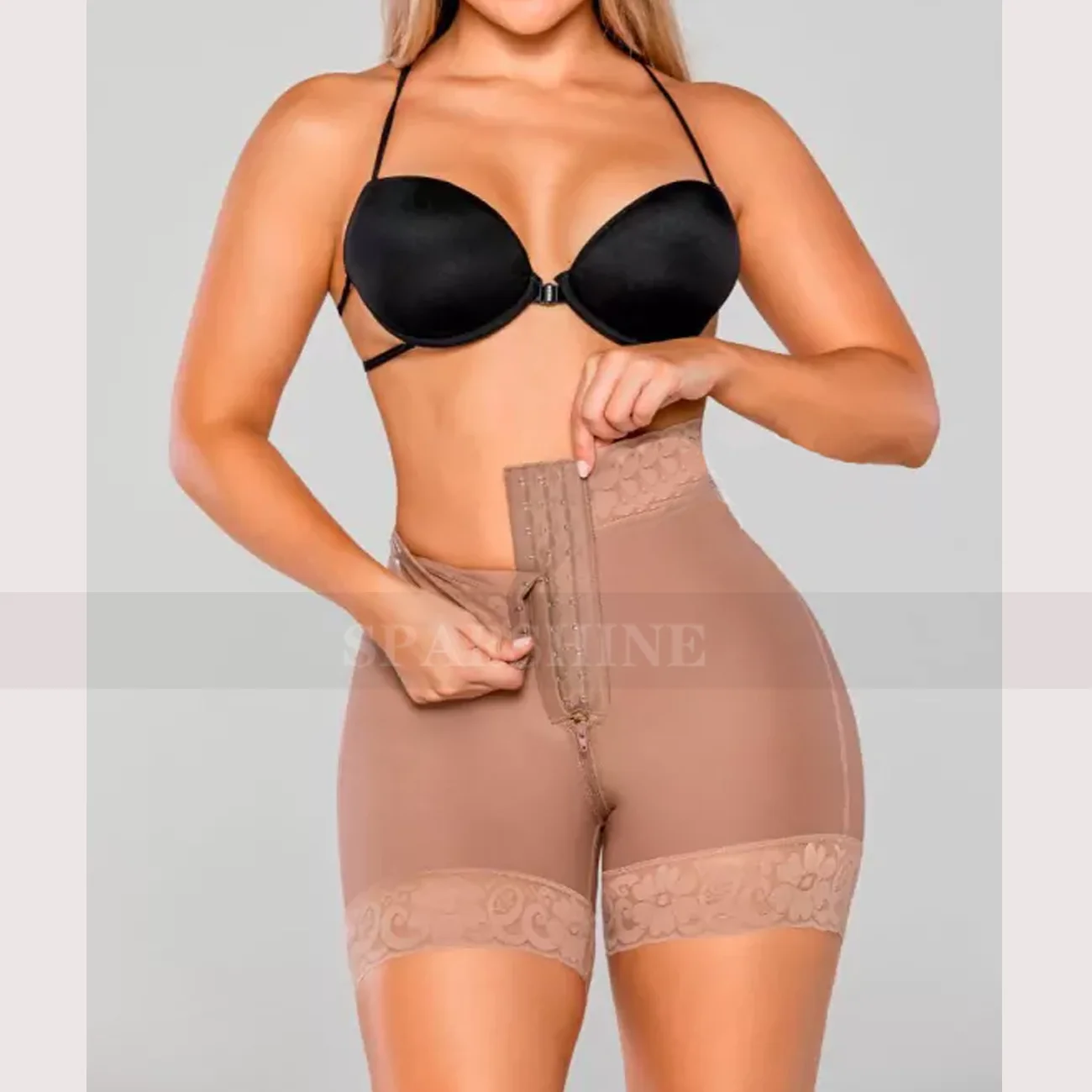 Fajas Women Butt Lifter Lace Shapewear Slim Fit Body Shaper Tummy Control Belly Control Panties Elastic Modeling Body Underwear