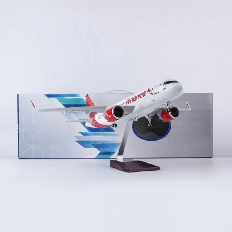 

47CM 1/80 Scale Airplane A320 NEO Colombia AVIANCA Air Airlines Model Toy Diecast Resin Plane Model Collection Display Gift Fan