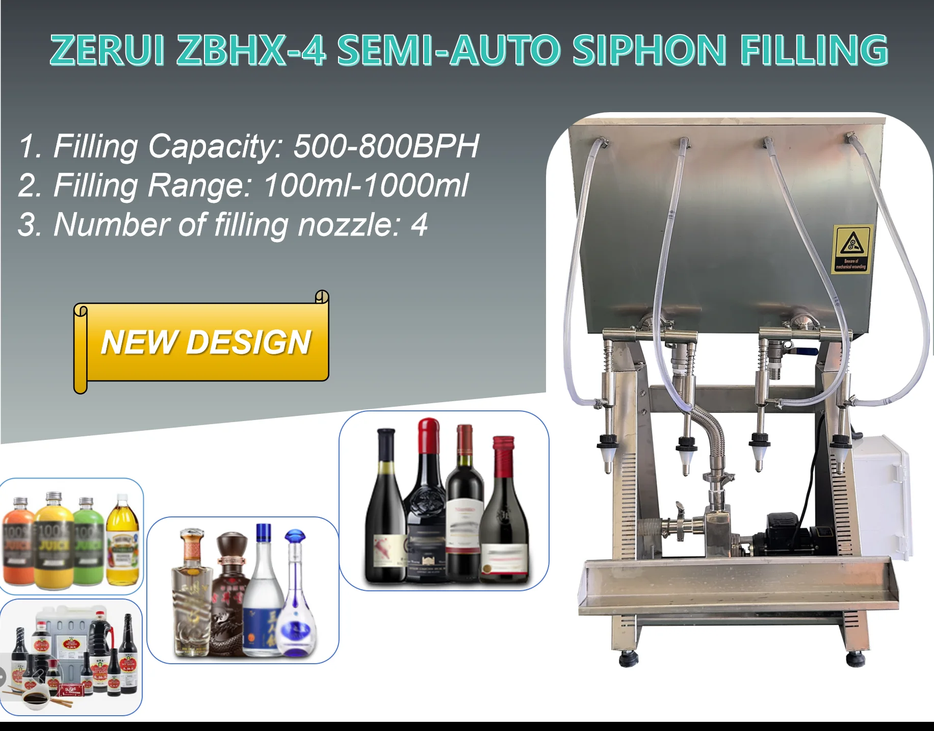 Semi-automatic Filler Mango Juice Spout Pouch Whisky Sachets Small Manual Juice Liquid Filling Machine