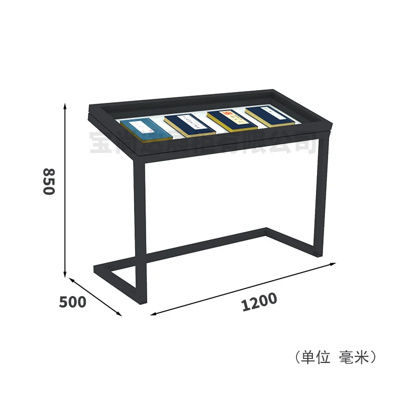 Museum Paper Cultural Relics Display Cabinet Ancient Books Documentation Silver Bill Archives Glass Cabinet Display Cabinet