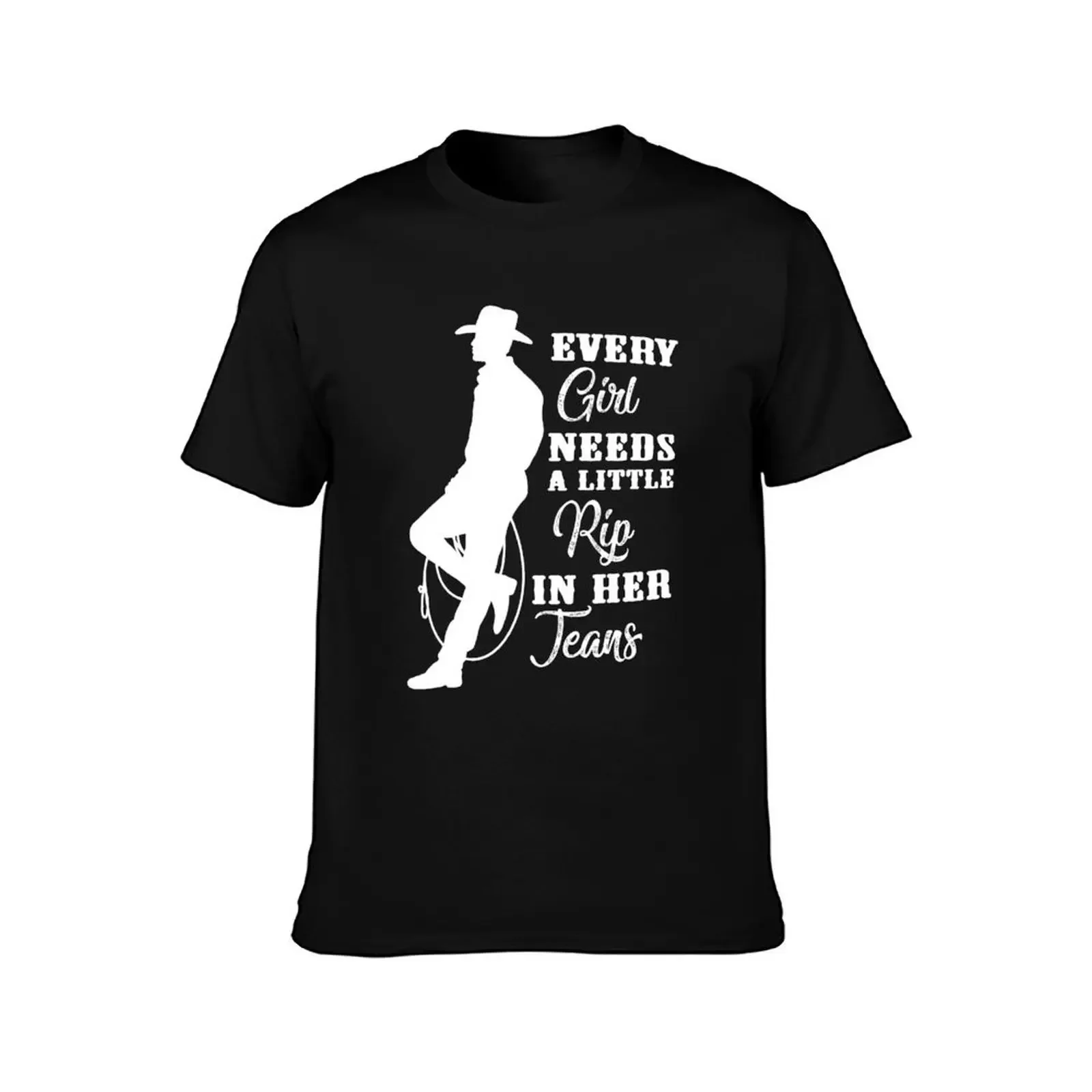 Every Girl Needs A Little Rip In Her Jeans Classic Vintage T-Shirt anime oversizeds plain kawaii clothes Men's t shirts