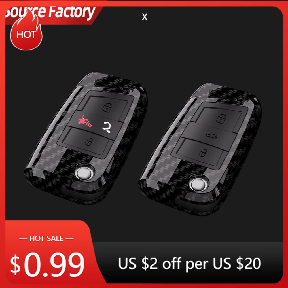 

Car Stickers 3/4Button ABS Car Flip Key Case Cover For VW Volkswagen Golf 7 MK7 Tiguan MK2 Seat Ateca Leon FR Ibiza Skoda O