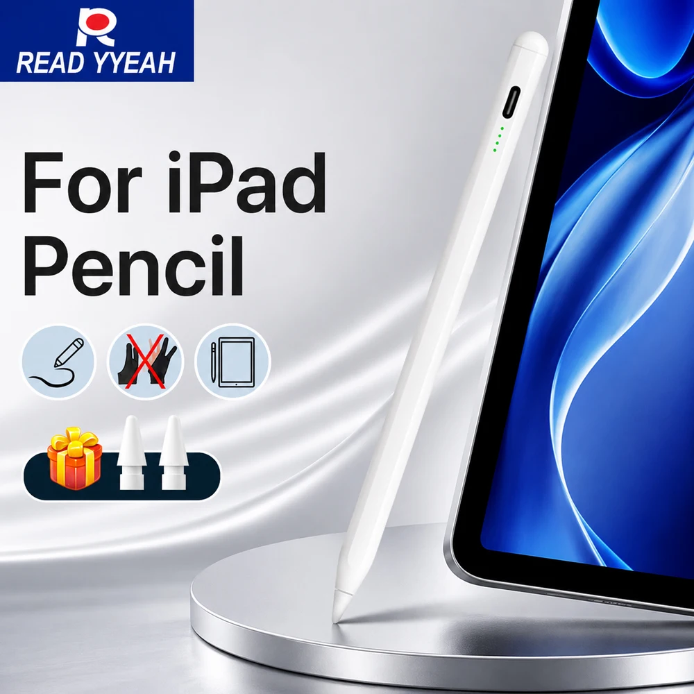 

Stylus Pen Touch Pen Tablet Pencil for Apple iPad 2025 A16 Air 4 5 Pro 11 12.9 Mini 6 7Gen 9 10 Gen Compatible with iPad Series