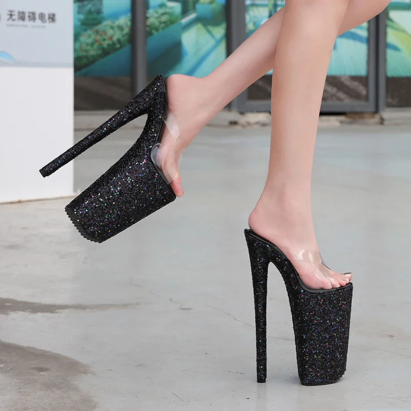 

Plus-size nightclub stage performance fish-mouth women's shoes