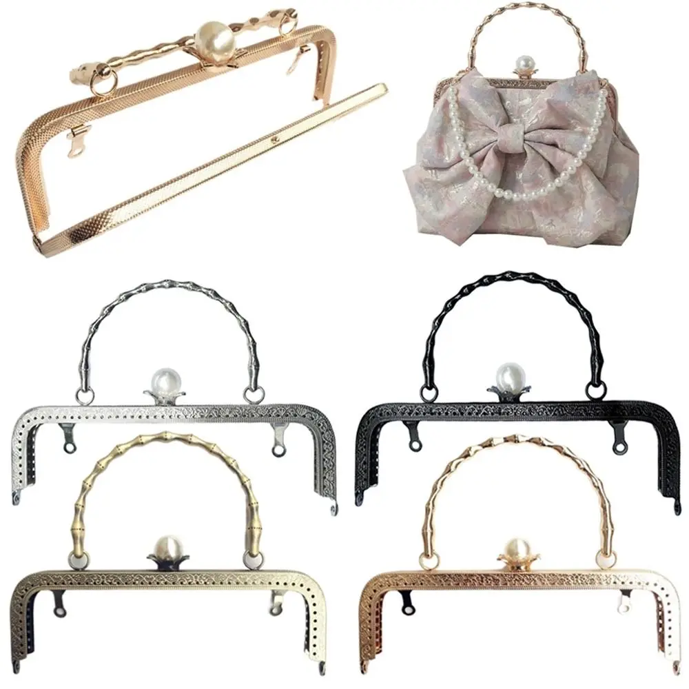 

Mini Metal Purse Frame Kiss Clasp Bag Hardware Vintage Bag Kiss Clasp Lock Bag Frame Buckle Handle Bag Accessories