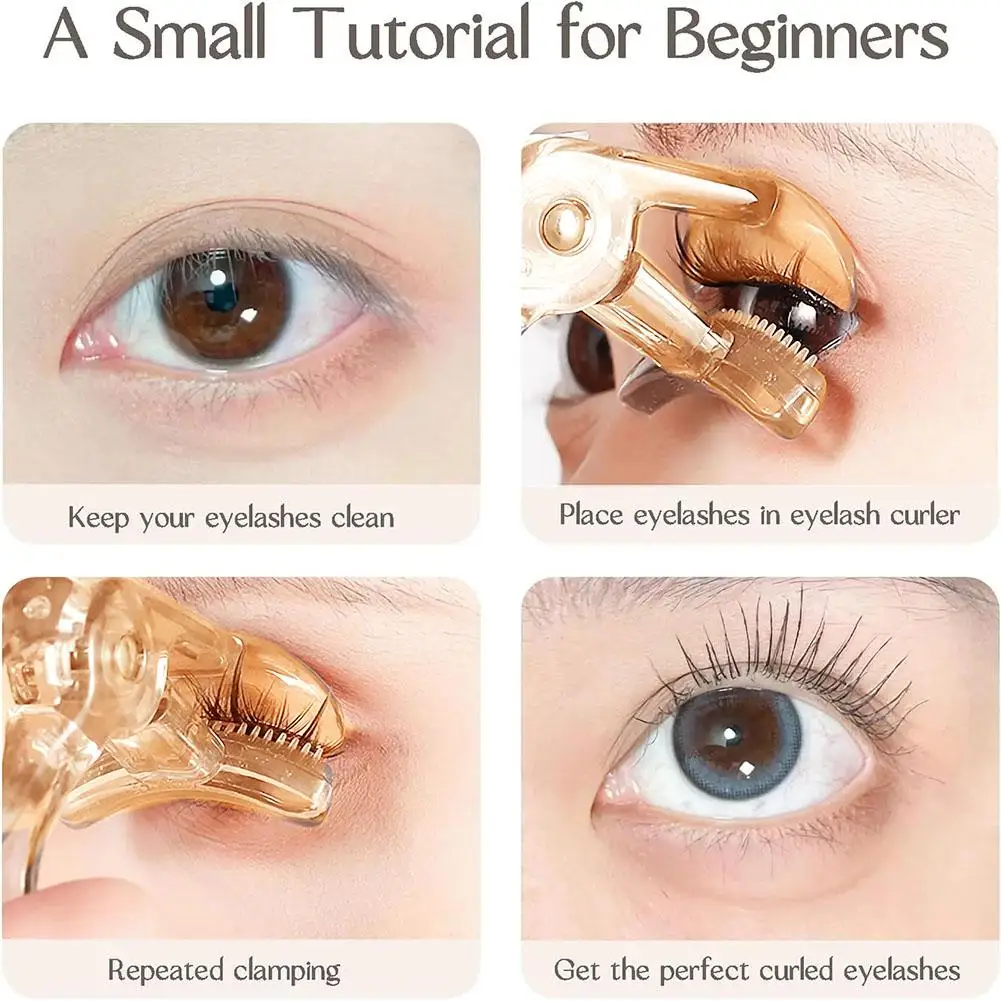 くし付きプロまつげカーラー,女性用ピンセット,カーリングまつげクリップ,化粧品アイビューティーツール,1個