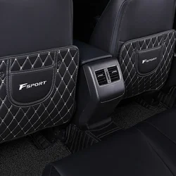 1PC Car Seat Backrest Anti-kick Pad Cover Auto Interior Accessories For Lexus GS F Sport 350 Ct200h Uvx 250h Nx 300h Rx