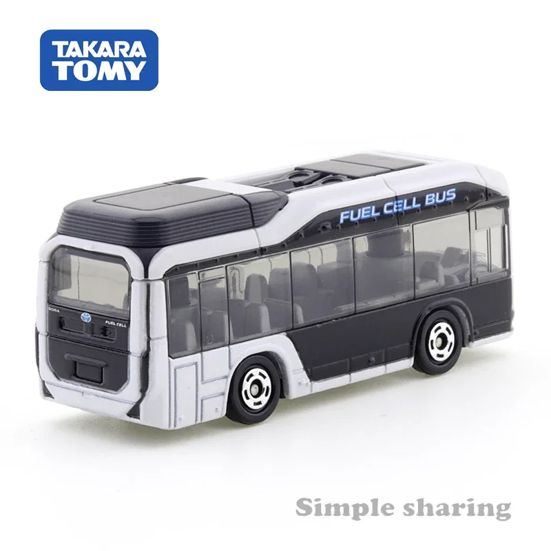 Takara Tomy Tomica No.82 Toyota Sora Fuel Cell-Omnibus Scale 1/137 Cars Diecast Metal Model Kids Xmas Gift Toys for Boys