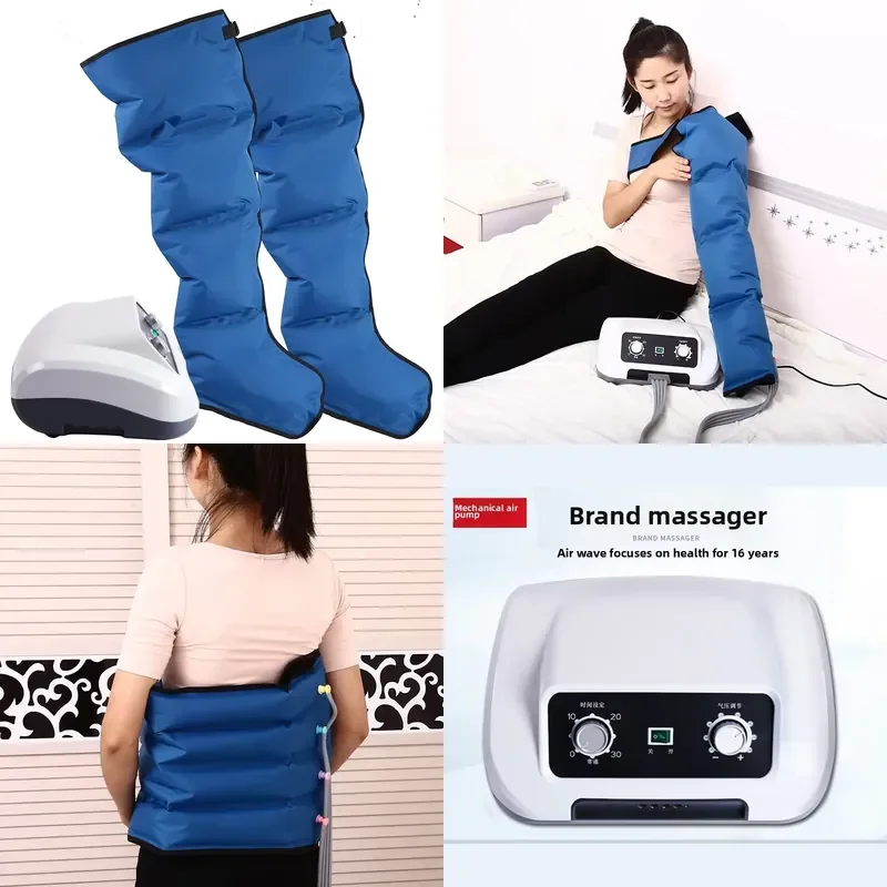 Air Compression Leg Massager - Automatic Calf Kneading, Foot Relaxation for Home Use, Elderly & Circulation Relief