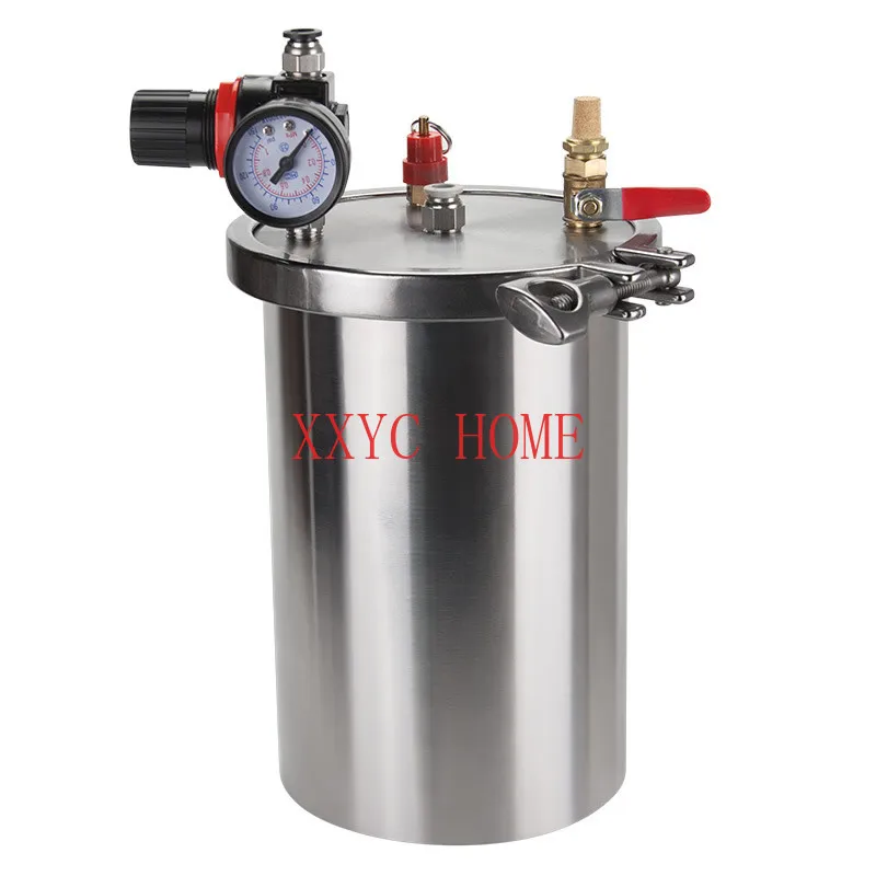 4L Card frame pressure tank, 304 stainless steel dispenser pressure tank, thickness 4mm, maximum pressure 7-8bar