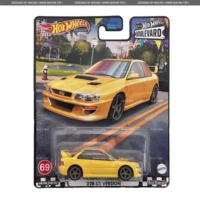 Original Hot Wheels Premium Car Boulevard Diecast 1/64 Vehicles Super Silhouette Nissan Skyline Subaru Kid Boy Toys for Children