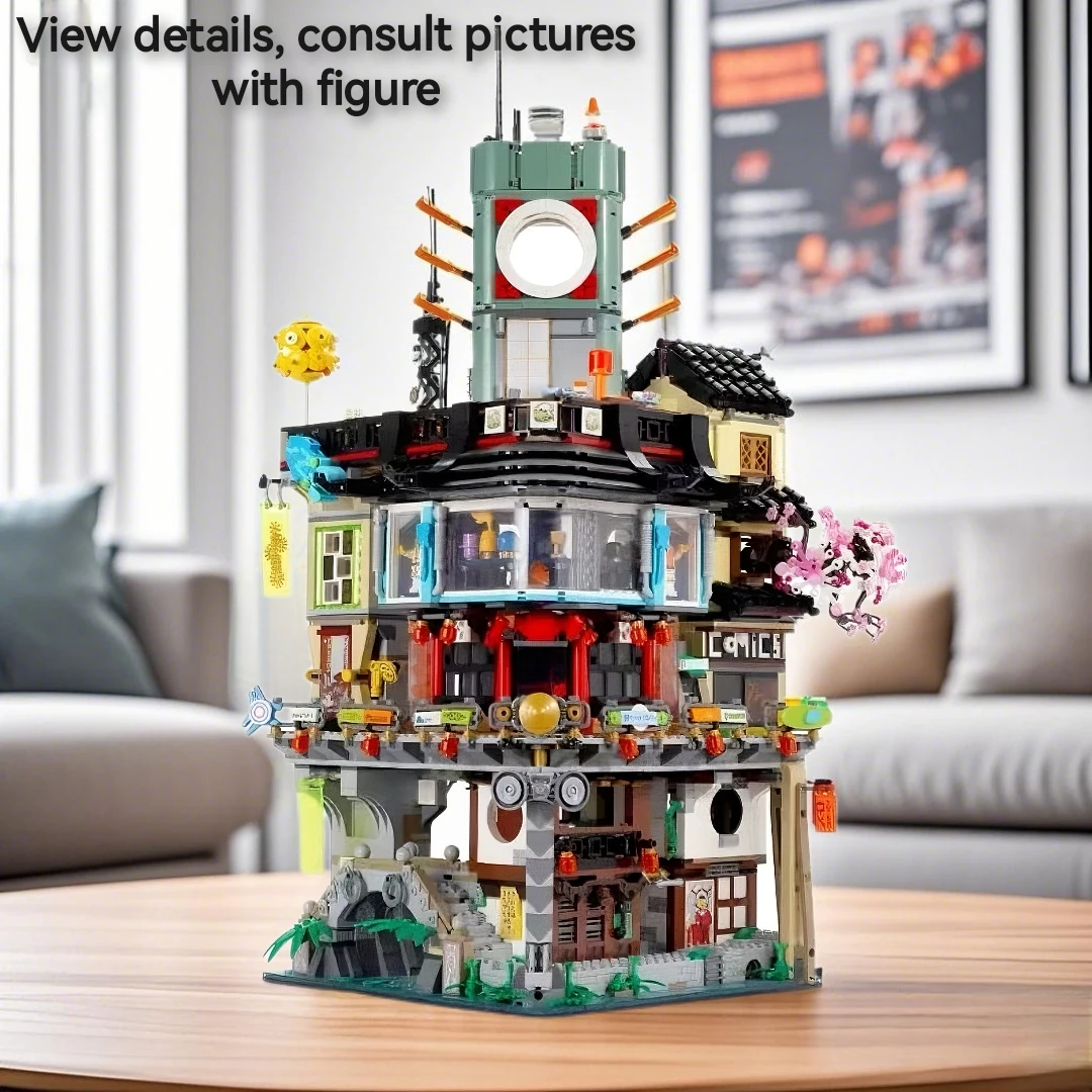 

The City Gardens Phantom Toys Bricks Building Blocks Compatible 70620 71741 Educational Adult Kids Children's Birthday Gifts