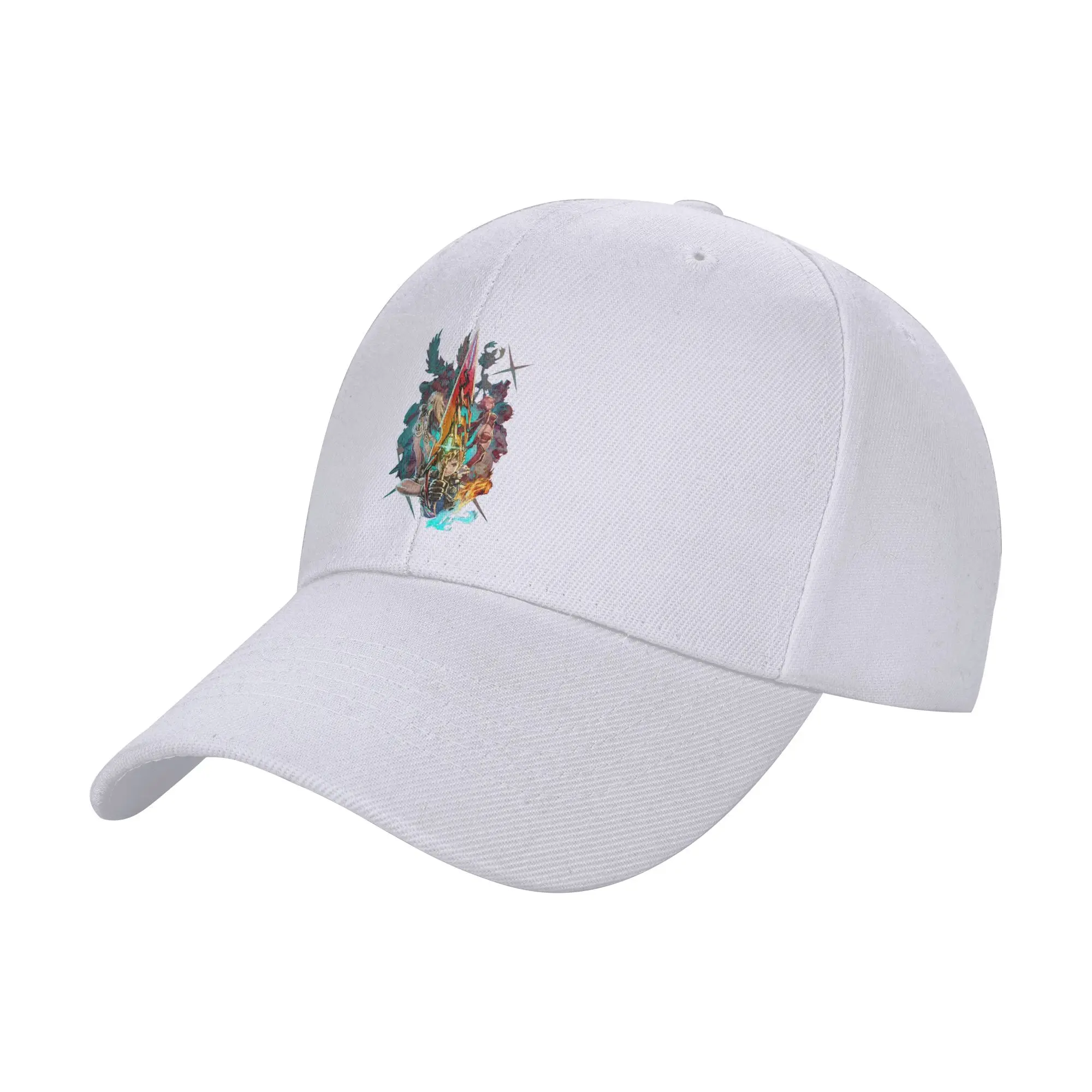Fashion Xenoblade Chronicles Curved Brim Baseball Cap Street Cool Women's Caps