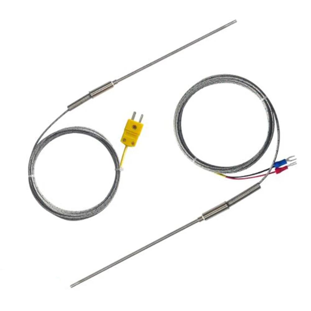 1500mm cable K-type thermocouple WRNK-191 temperature sensor diameter 1mm 2mm 3mm 4mm 5mm thermocouple probe 100/300mm