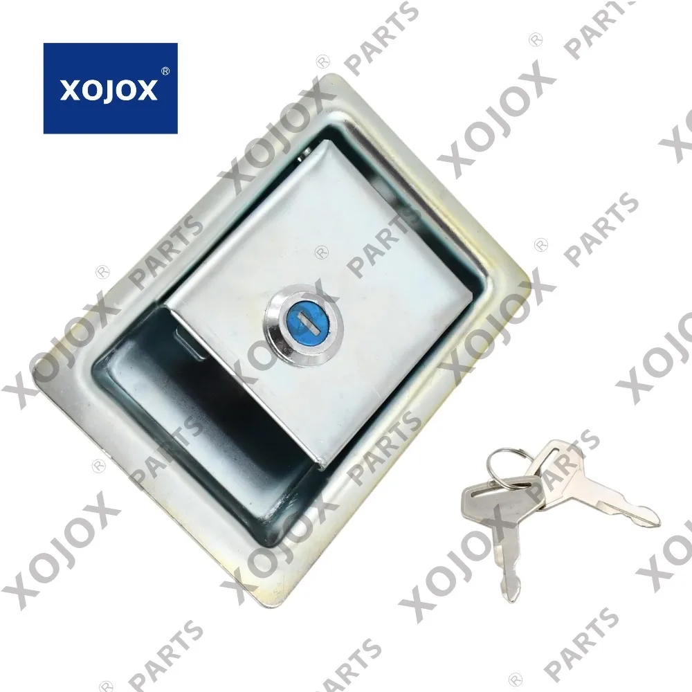 

xojox Door Side Lock with 2 Keys For Kobelco Excavators SK120 SK200 SK210 SK230 SK260-6-8