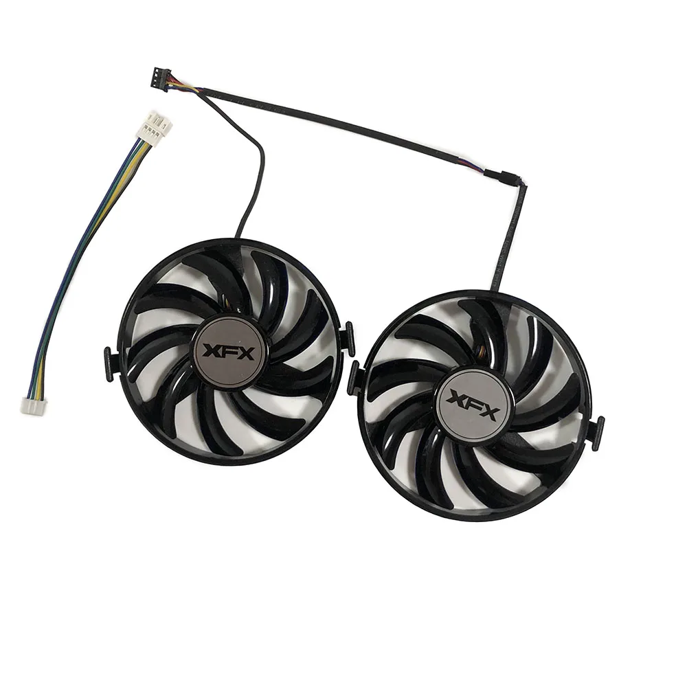 Pendingin VGA GPU, FDC10H12S9-C, Fan/A, kipas kartu Video, untuk XFX R9 380X R7 370, pendingin kartu Grahics 2 buah/set