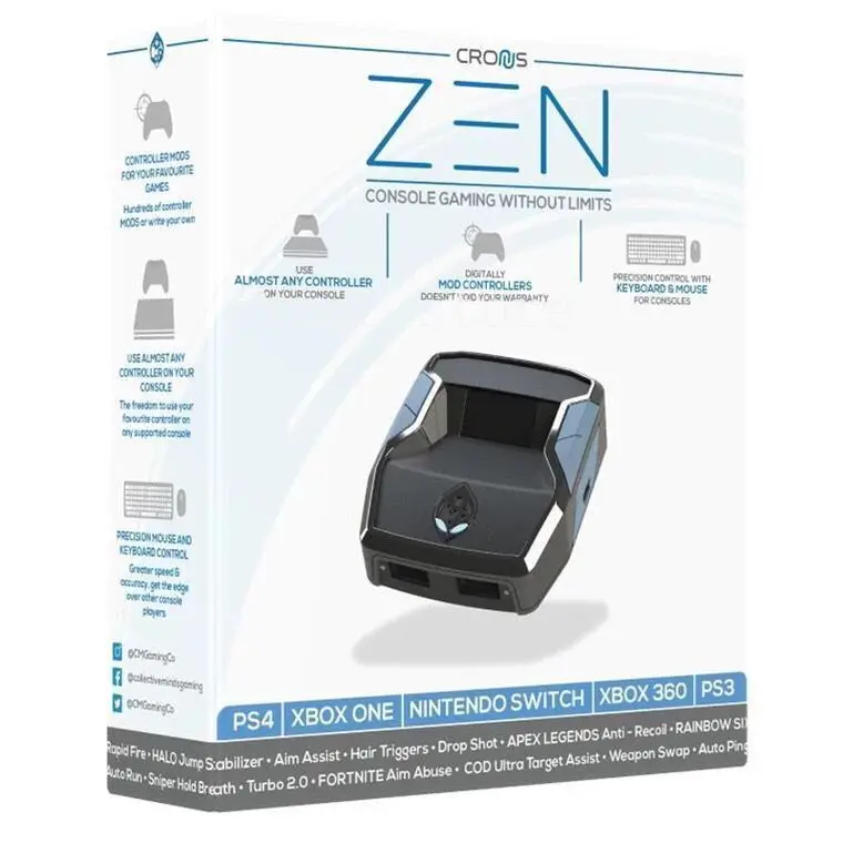 

(CrounsZen) PS4 XOBX1 NS All Wired Wireless Handle Converter CrounsZen