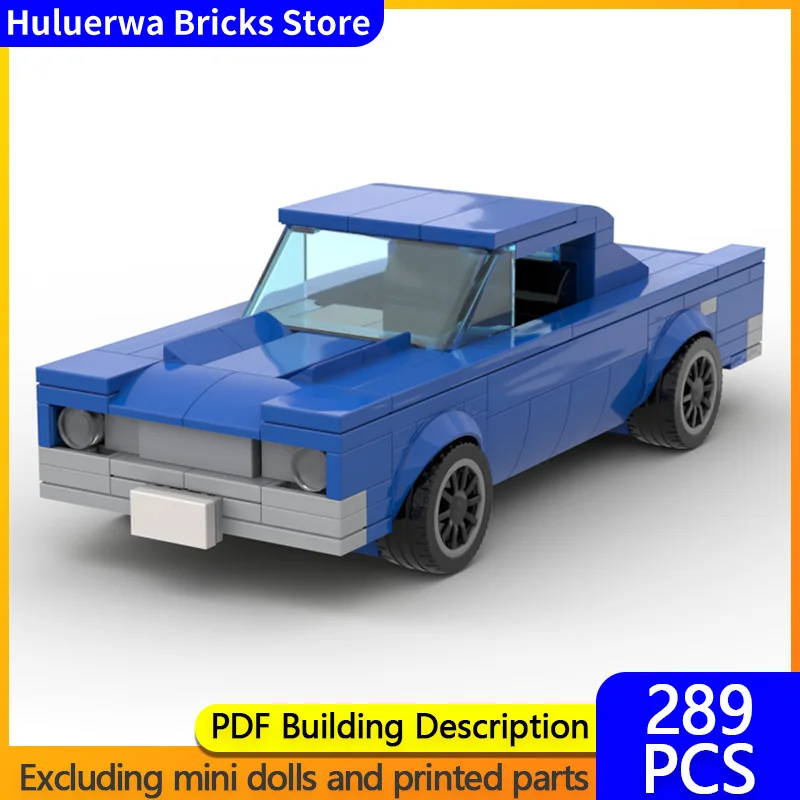 

Модель скоростного гоночного автомобиля MOC, строительные кирпичи, дротик GTS, мышечный автомобиль, модульная технология, детские праздничные подарки, сборные игрушки, костюм