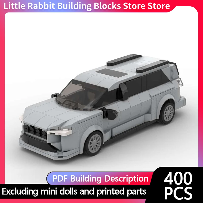 City Car Model MOC Building Bricks Sienna Multi-Purpose Vehicle Modular Technology Children Holiday Gifts Assemble Toys Suit