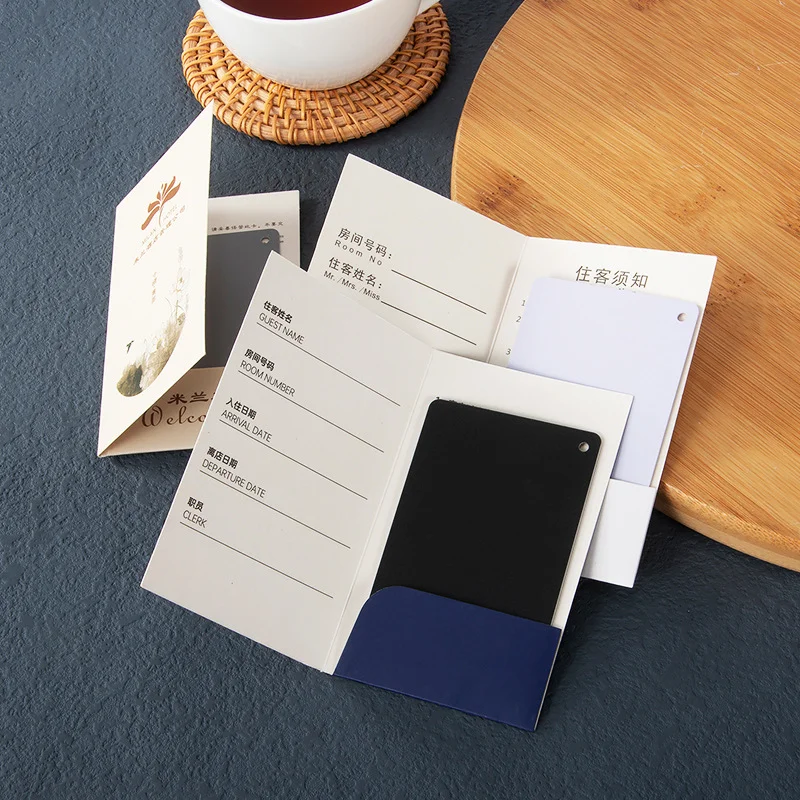 custom key card phone wallet sleeves Custom 1000PCs Hotel Room Key Card Paper Holder Envelope Keycard Wallet  Pocket Pouch Bag Sleeve Business Paper Cards With Logo