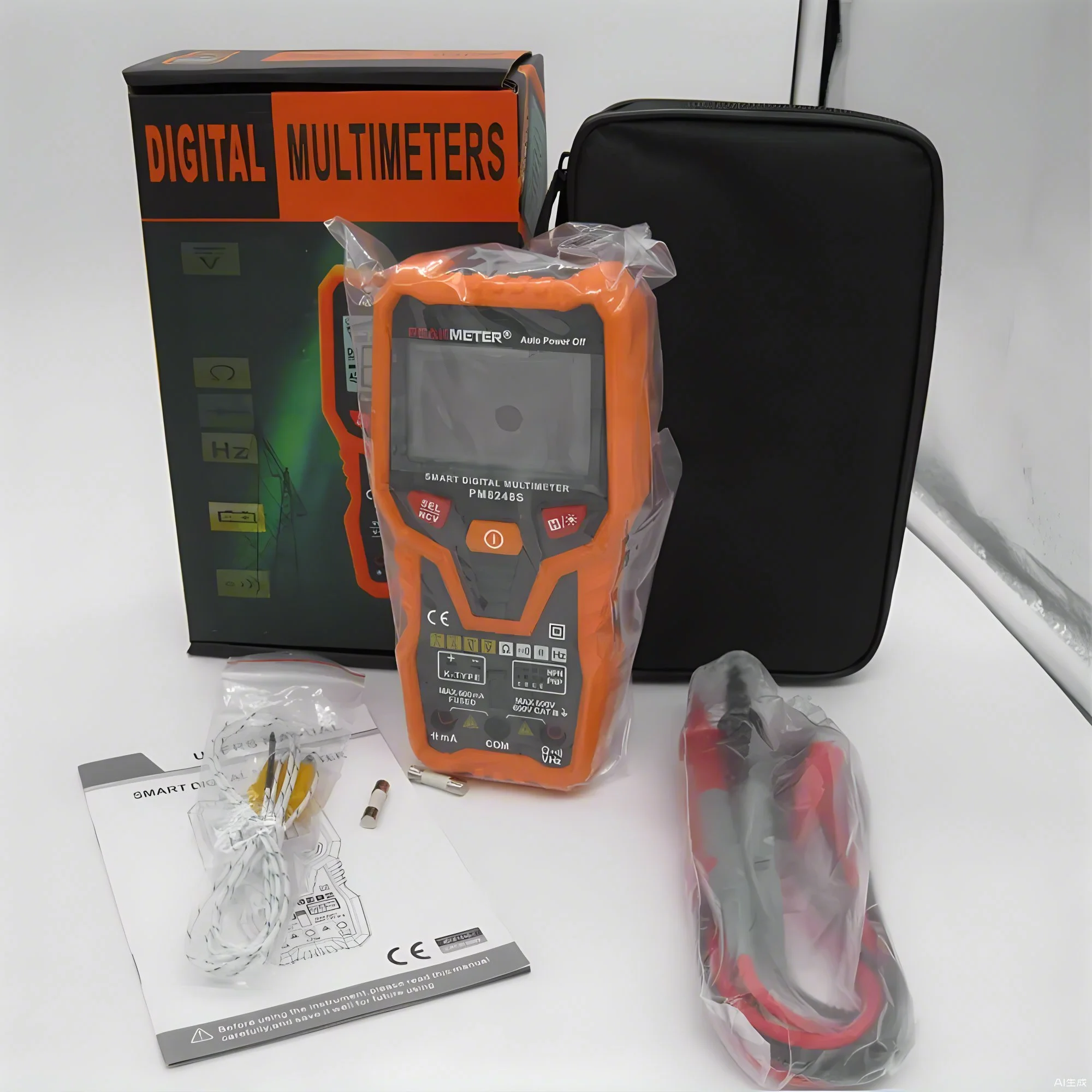 Peakmeter PM8247S/PM8248S Digital Multimeter NCV Detection Auto Range Digital Multimeter Multifunctional Stable Performance