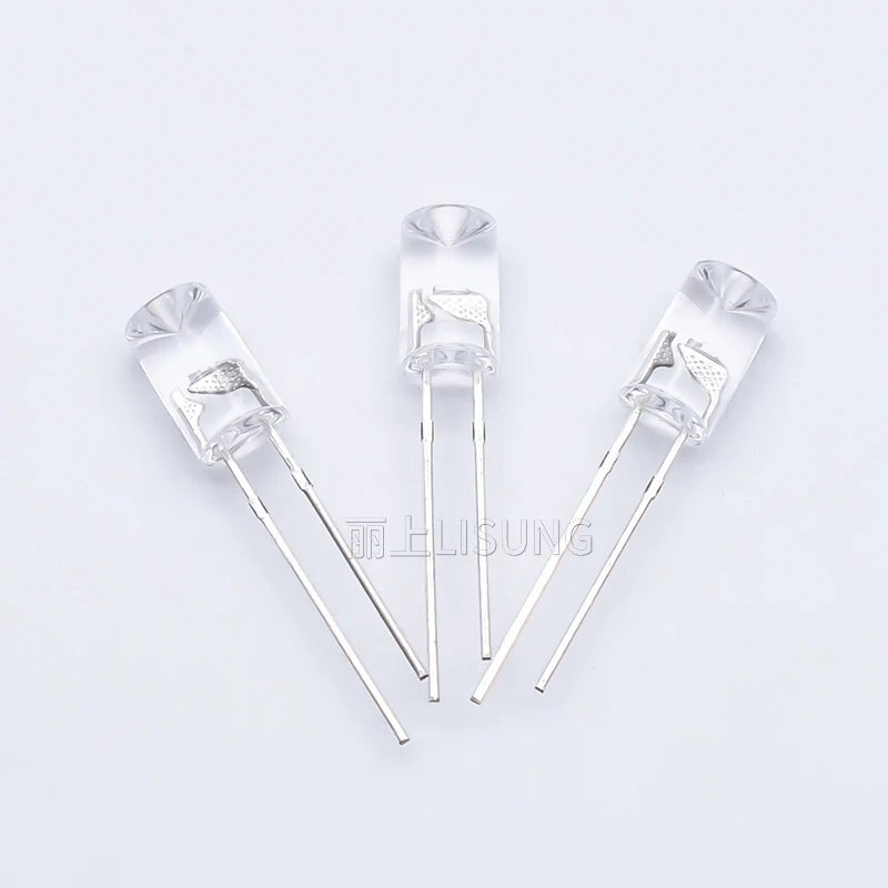 1000Pcs/Bag 5mm Led Rgb 2 Legs Concave Fast Slow Flashing Flat Top Water Clear Lens Fullcolor Led Diode 2pins Through Hole
