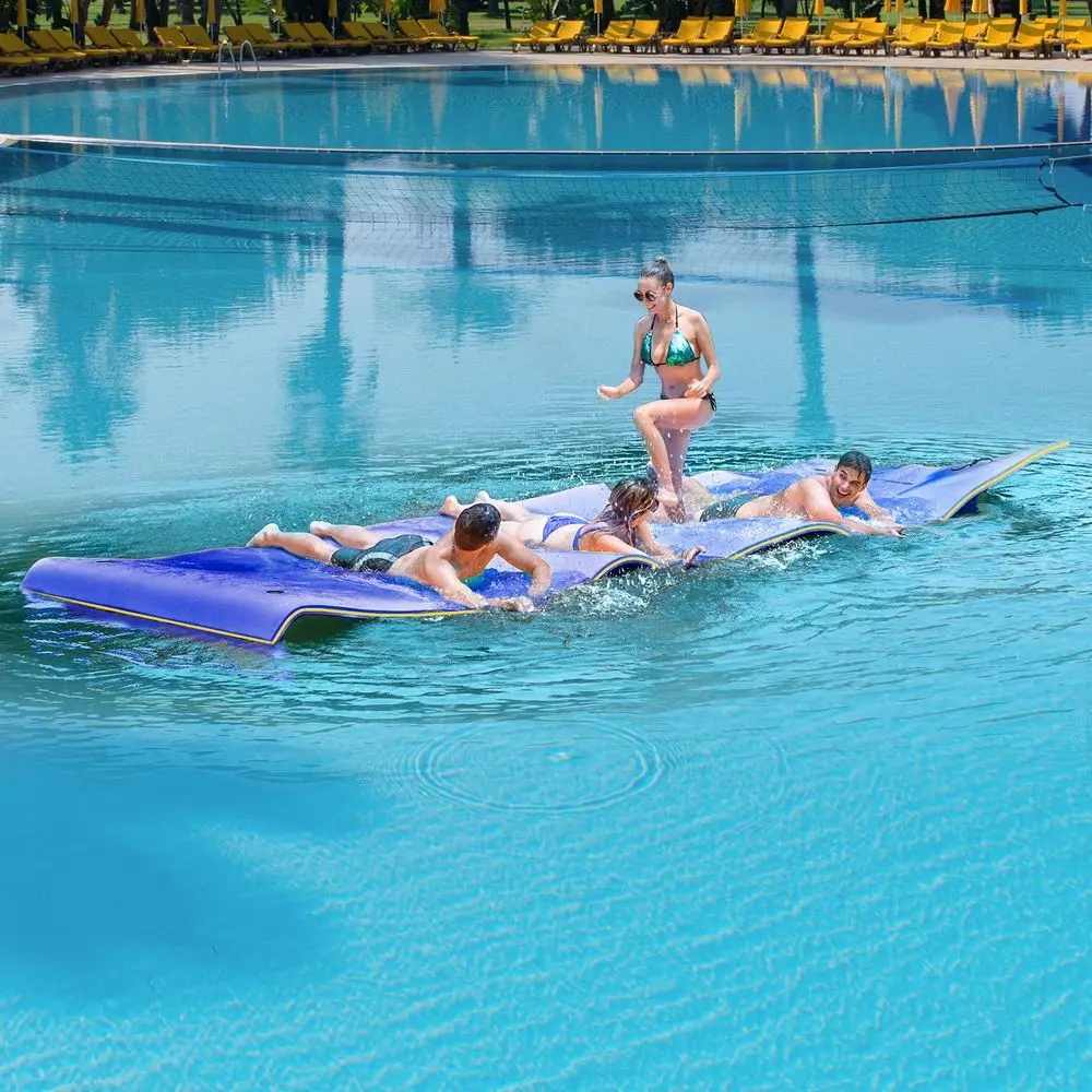 

Floating Water Mat, Floating Water Pad, TearResistant XPE Foam, Large Float Pad, Large Swim Mat, Rollup Pool Float Mat for Rela