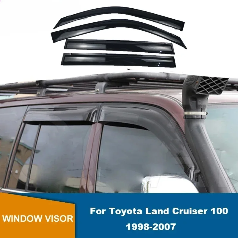 

Weathershileds For Toyota Land Cruiser 100 LC100 FJ100 1998 1999 2000 2001 2002 2003 2004 2005 2006 2007 Window Visor Guards