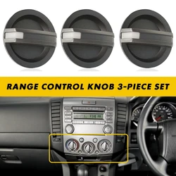 3Pcs For Mazda BT50 For Ford Ranger 2006-2011 Car Vents Air Conditioner A/C Control Switch Knob