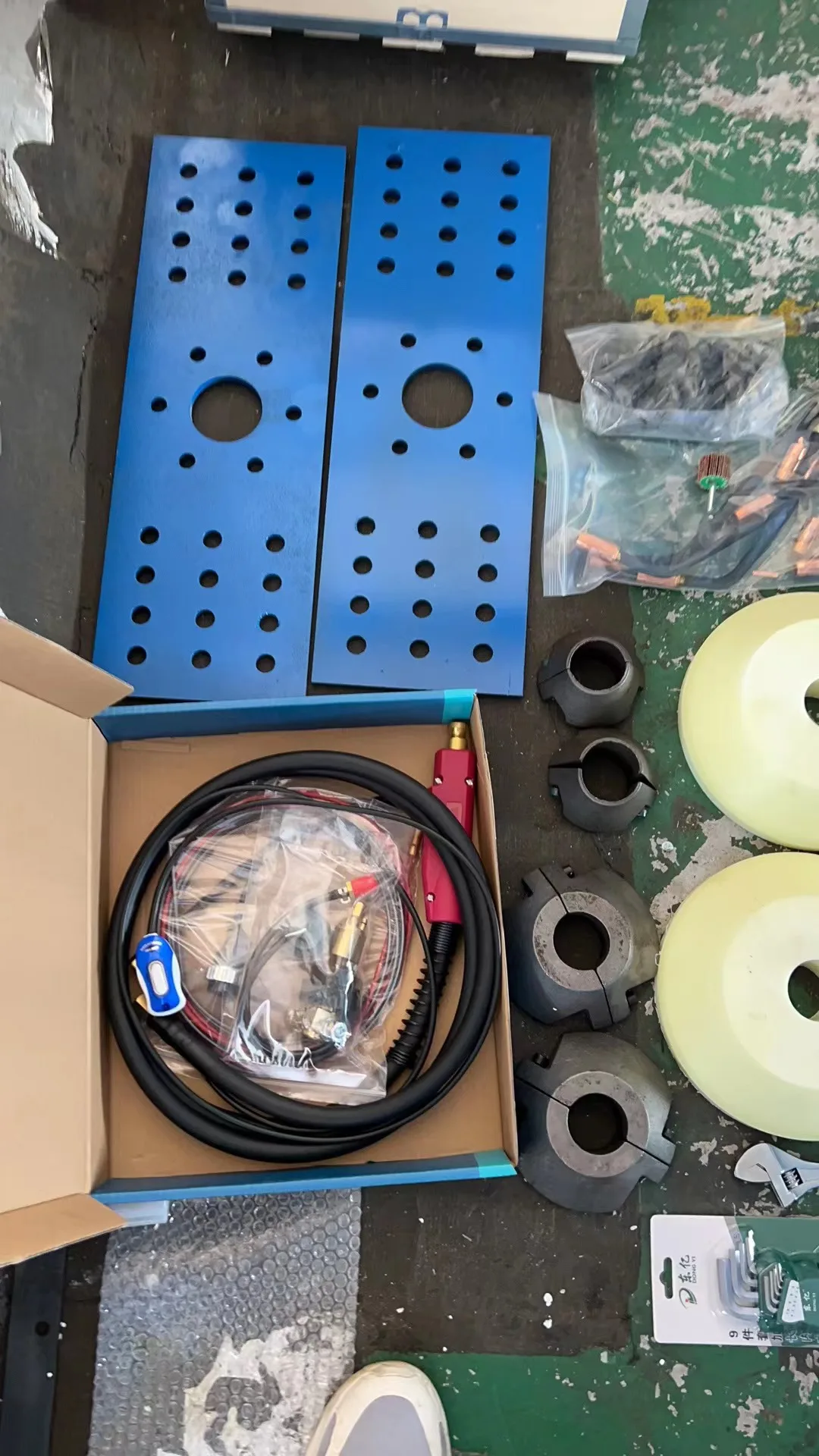 JS-45 Factory Direct Sales Boring Welding Machine And Machinery Maintenance Portable Mobile Boring Machine