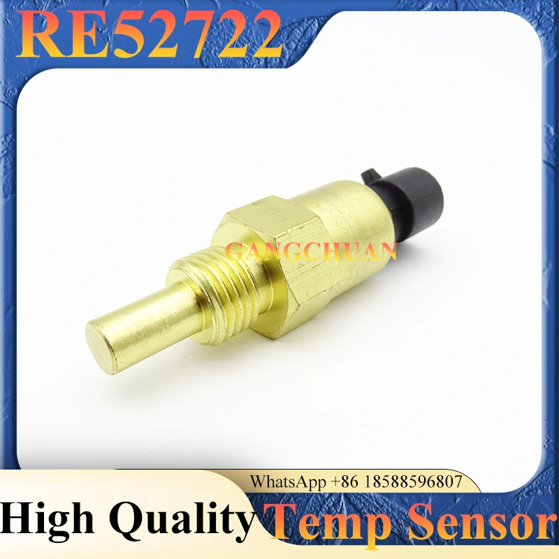 New RE52722 Temperature Sensor for 1200 1400 1600 310G 310J 310K 310SJ Construction Machinery Spare Parts