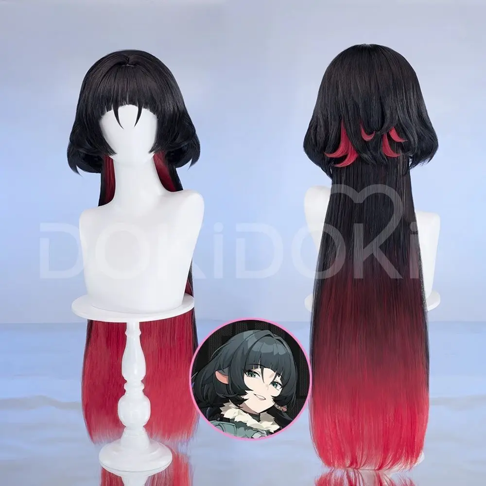 

Game:Zenless Zone Zero Jane Doe Cosplay Wig Girl Sexy Role Play High Temperature Fiber Cos Black-red Highlight Color Gradient