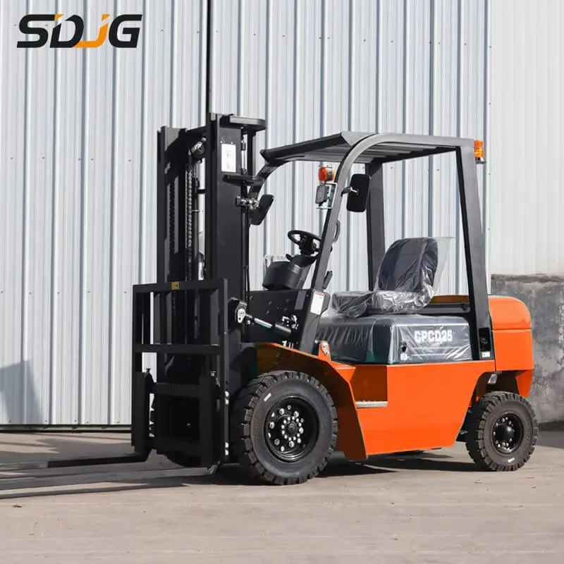 رافعة شوكة ديزل عالية الجودة 1.5 طن 2.5 طن 3 طن 4000 رطل 5000 رطل حاوية مستودع المزرعة رفع رافعة شوكية غاز البترول المسال